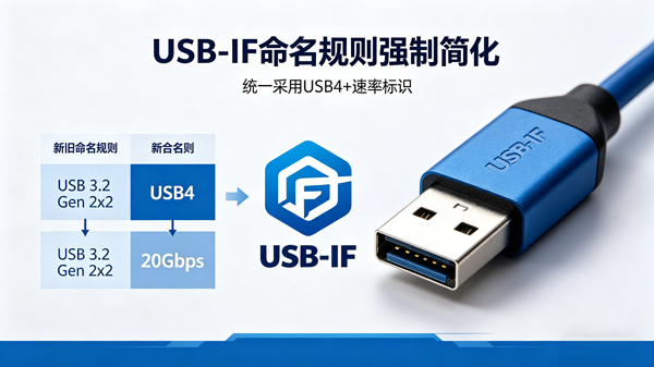 全球动态 | USB‑IF 命名强制简化